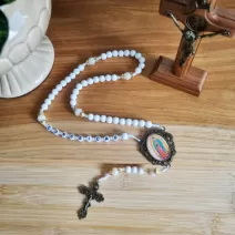 Terço Nossa Senhora de Guadalupe personalizado